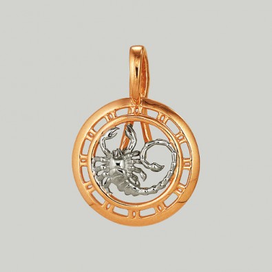 Подвеска П-0067-Р СКОРПИОН (Ag 925)